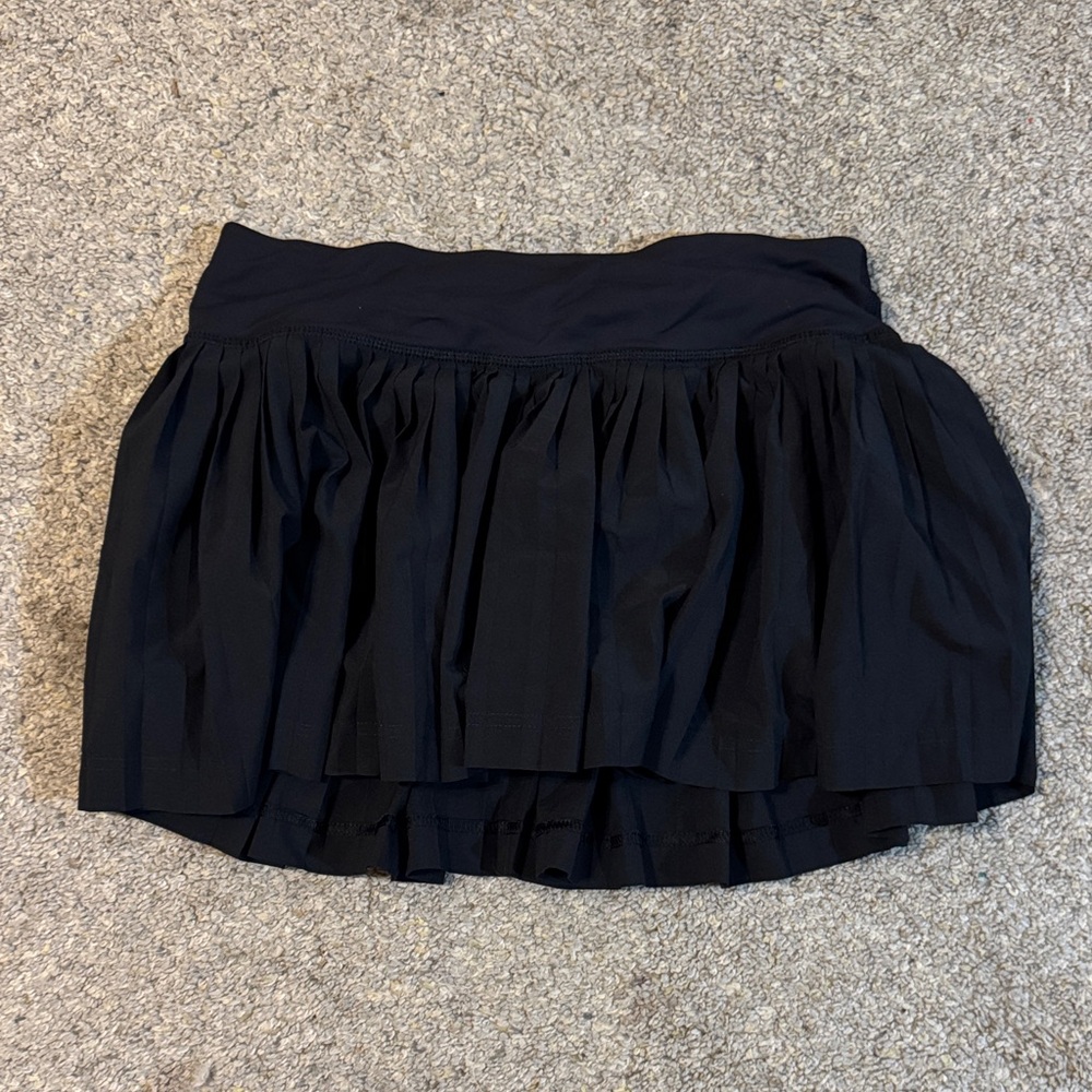 Lululemon Athletica Black Mini Skirt